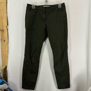 Vineyard Vines Casual Low Waist Skinny Casual Pants Womens 6 Green